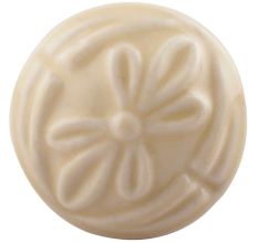 Cream Anemone Ceramic Flower Furniture Knobs Online